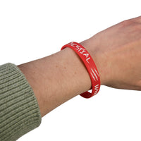 Bestial Wolf wristband - Red